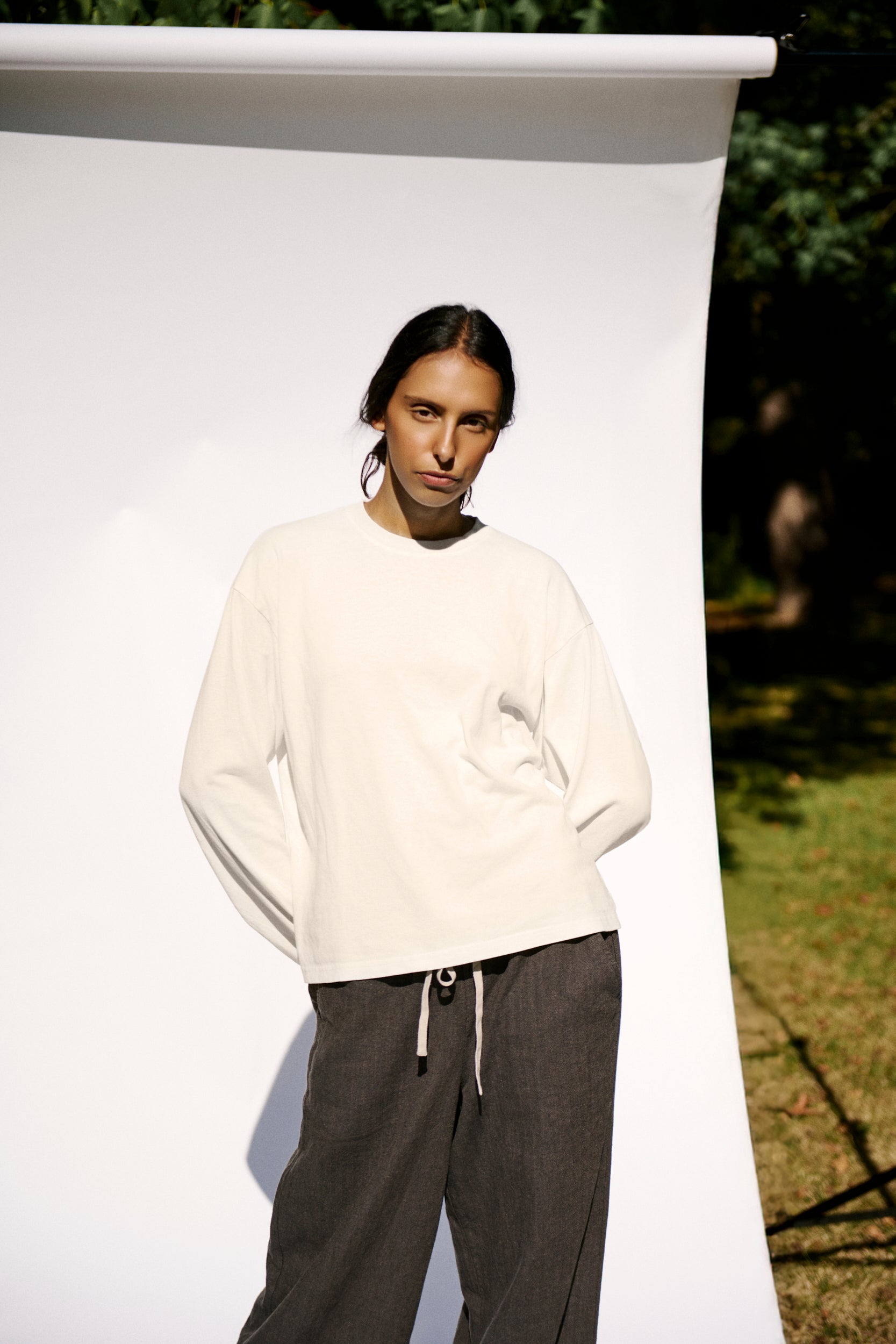 THE BOXY LONG SLEEVE TEE